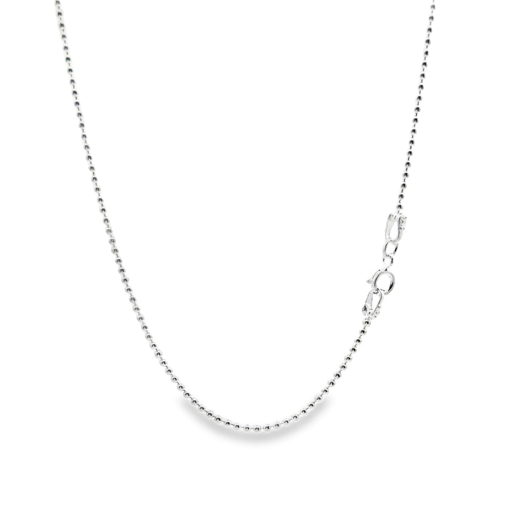 Klassische 925er Silber Kugelkette